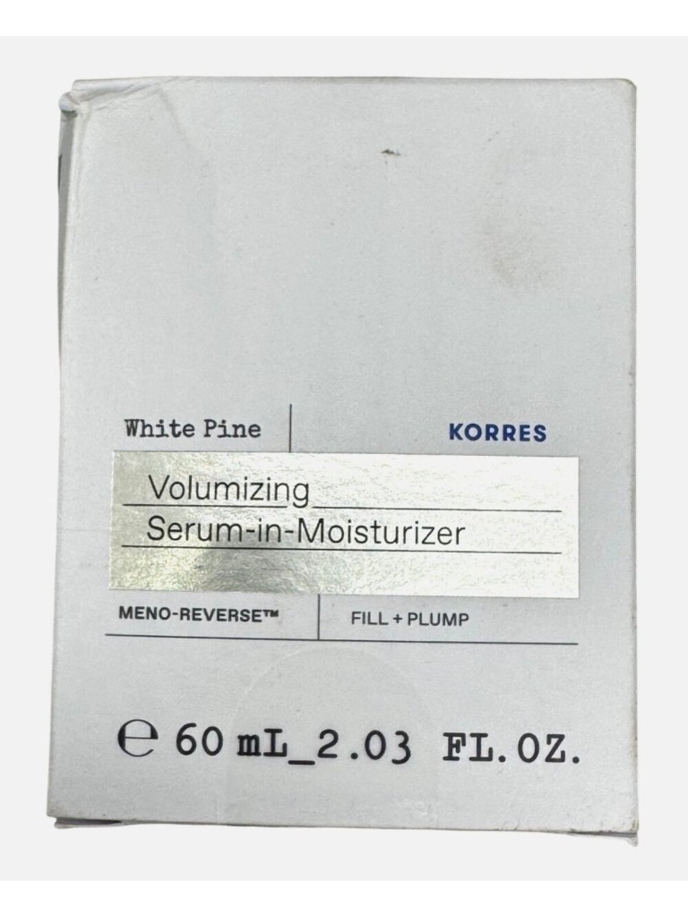 Korres White Pine Volumizing Serum-In-Cream Moisturizer 60 mL Dermatologically